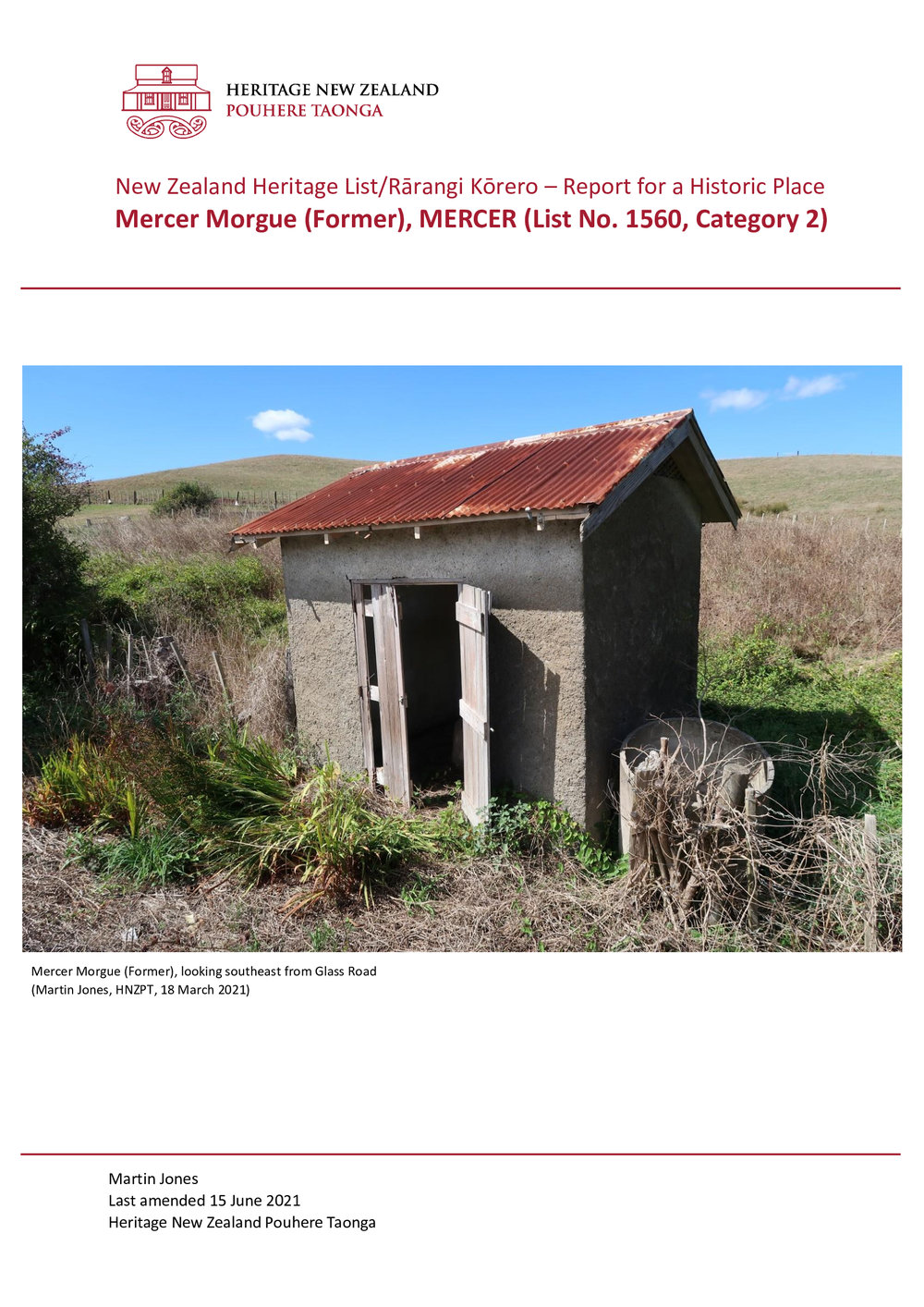 Mercer Morgue (Former), MERCER (List No. 1560, Category 2)