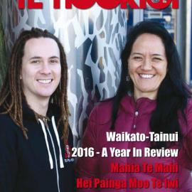 Te Hookioi. Waikato-Tainui 2016 - A Year in review. Mahia te Mahi hei painga moo te Iwi. Ko te Reo kia Maaori, ko te Reo kia Ora.  Issue 61